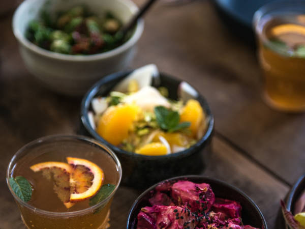 Dîner les yeux bandés