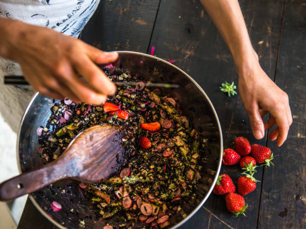 Stage de cuisine à quatre mains avec Clémence Catz